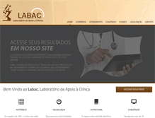Tablet Screenshot of labac.com.br